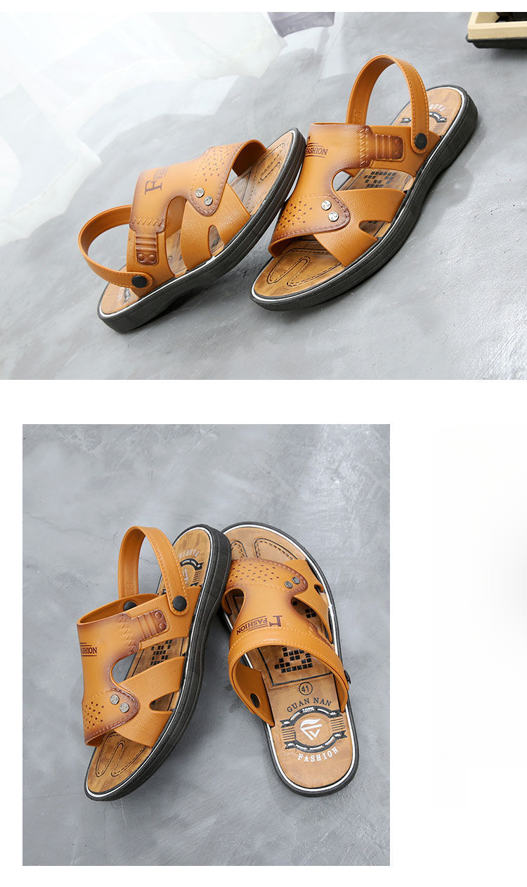 Neu Strand herren Sandalen Mittleren alters Und Ältere Kunststoff Sommer_voghion.com